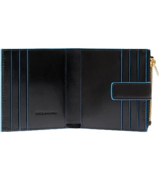 Картхолдер Piquadro Blue Square PP6843B2R/N черный, натуральная кожа