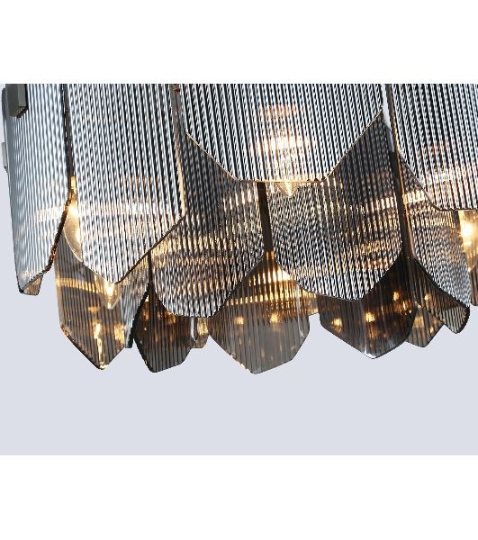 Светильник Ambrella light LH31201/6 SN/SM сатин никель/дымчатый E14*6 max 40W D510*270