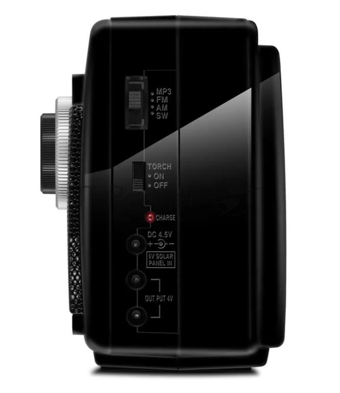 Радиоприёмник SVEN SRP-535 чёрный (3 Вт, FM/AM/SW, USB, SD/microSD, 900 мАч, 2 х D/UM, фонарь)