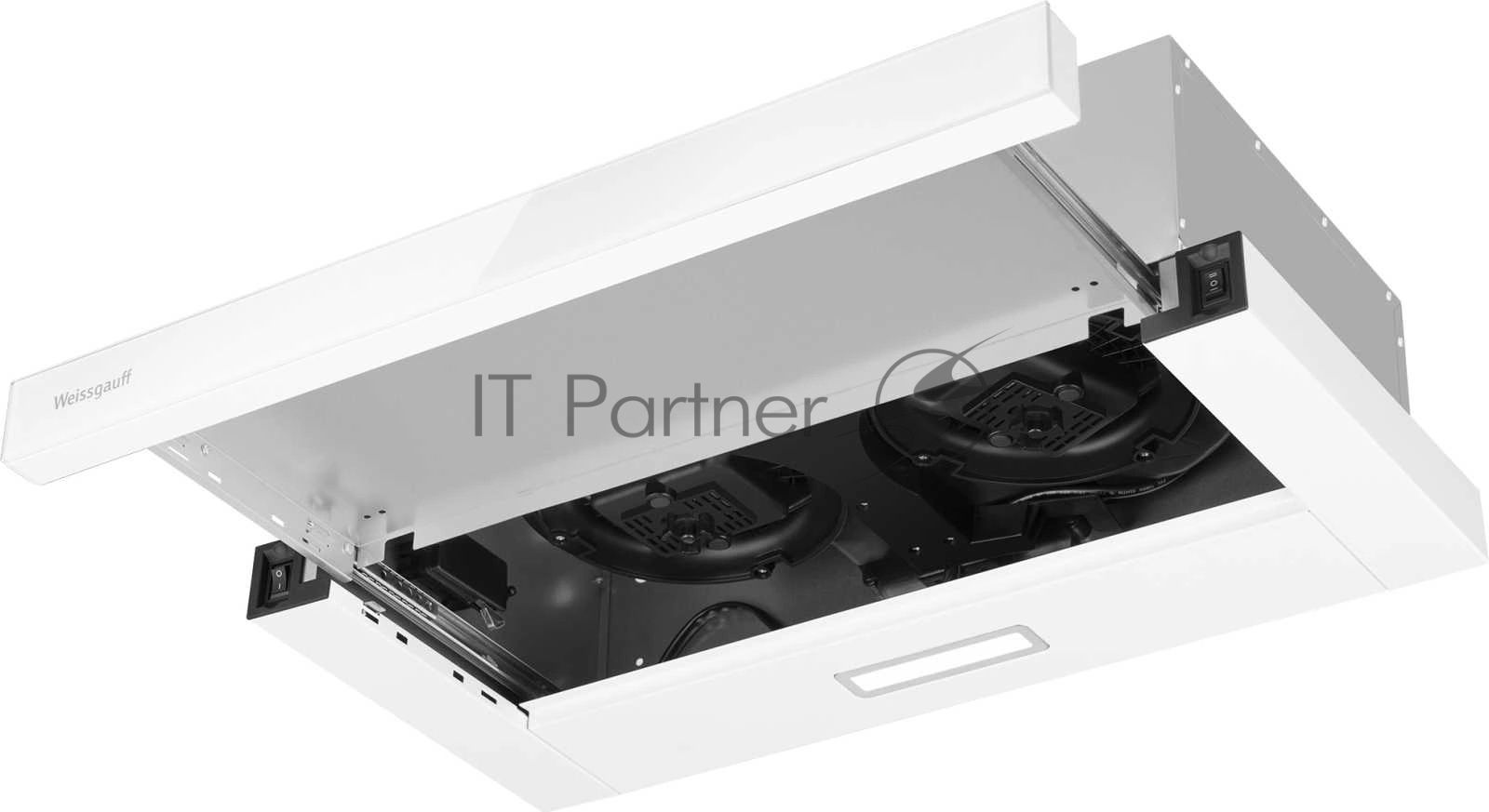 Вытяжка Weissgauff TEL 600 2M White Glass