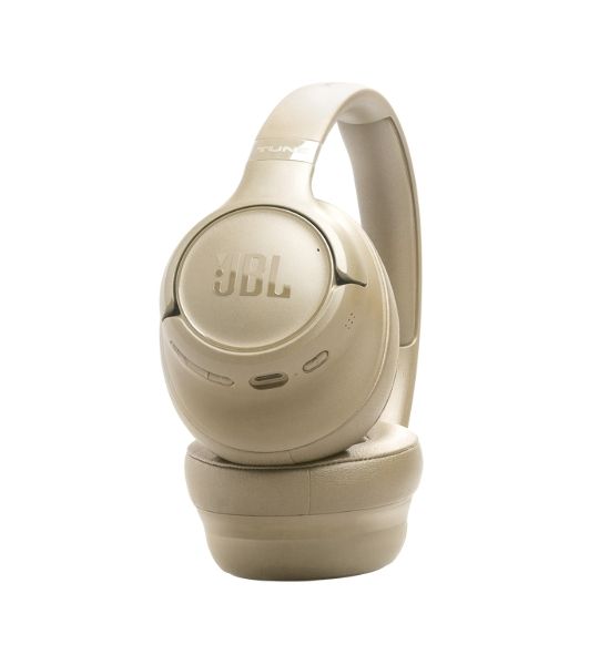 Беспроводные/проводные наушники JBL Tune 730BT бежевый, полноразмерные, Bluetooth + проводной, быстрая зарядка