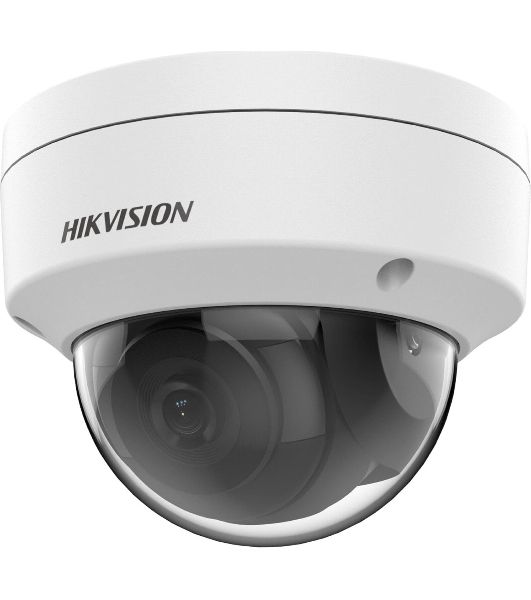 Купольная IP-камера Hikvision 2Мп уличная с EXIR-подсветкой до 30м1/2.8" Progressive Scan CMOS; объектив 6мм; угол обзора 54°; механический ИК-фильтр; 0.028лк@F2.0; сжатие H.265/H.265+/H.264/H.264+/M