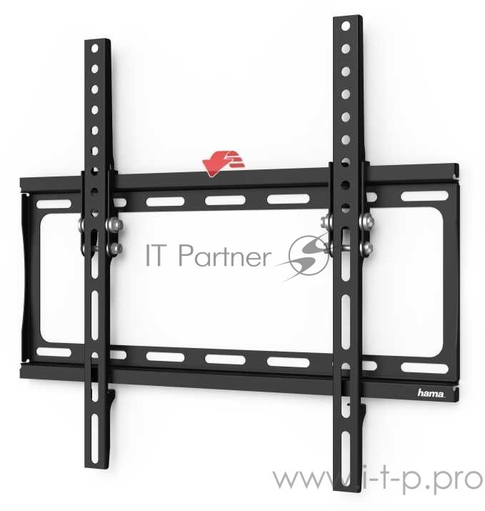 Кронштейн для телевизора Hama H-118069 черный 32"-65" макс.35кг настенный фиксированный