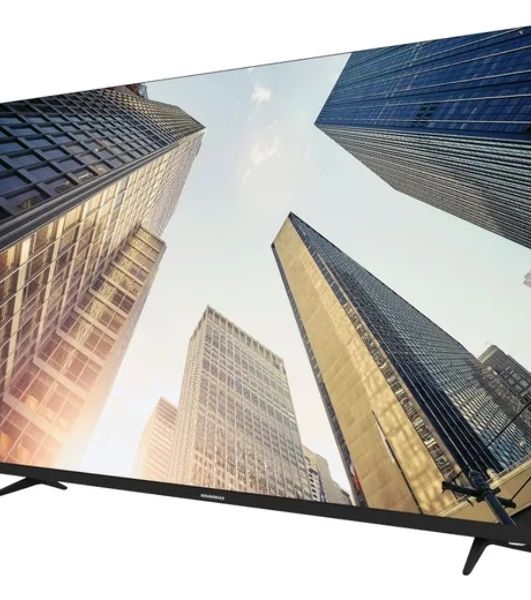 Телевизор Soundmax 55" SM-QLED55T21SU черный QLED UHD 60Hz Android TV