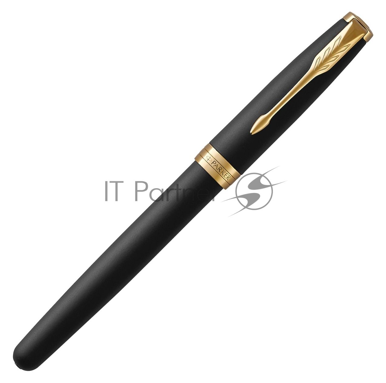 Ручка роллер Parker Sonnet Core T528 (CW1931518) Matte Black GT, F, черные чернила, подарочная коробка