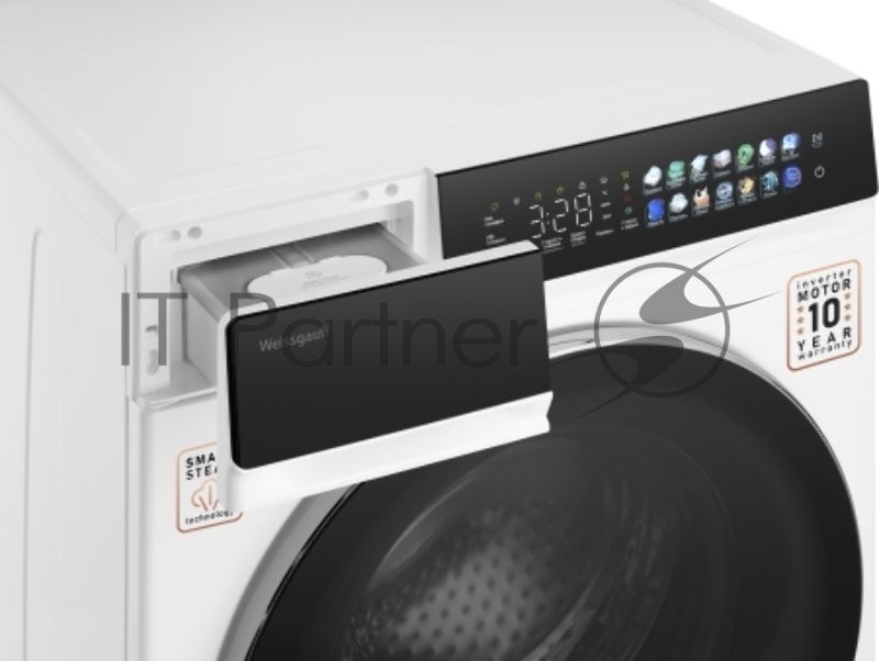Стиральная машина Weissgauff WM 995 Autodose Inverter Touch белая, загрузка фронтальная 11кг, 1400 об/мин., класс: A+++