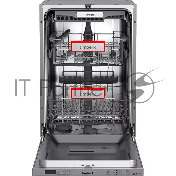 Посудомоечная машина Timberk Set&Dry T-DW45BI103 серебристый (узкая)