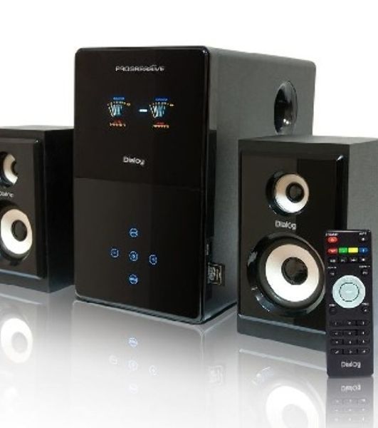Акустическая система Dialog Progressive AP-220 черный 2.1, 30W+2*12W RMS, USB+SD reader