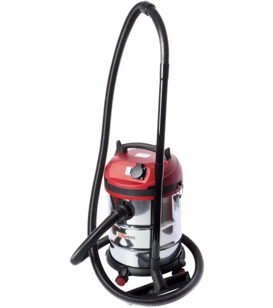 Строительный пылесос RedVerg RD-VC1200S-25S 1200Вт (уборка: сухая/сбор воды) черный