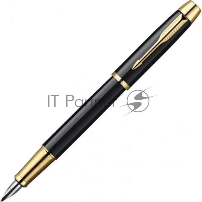 Набор ручек Parker IM Core FK221 CW2093216, Black GT, M, сталь нержавеющая, коробка подарочная, перьевая, ручка шариковая