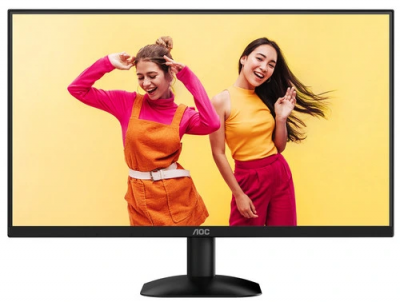 Монитор 27" AOC U27B35 IPS 3840x2160, 60 Гц, 4 мс, 16:9, 300 кд/м², 2×HDMI 2.0, DP 1.4, 3.5 Jack, HDR10, черный