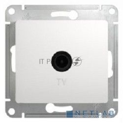 Механизм розетки TV 1-м СП Glossa 1DB белый SchE GSL000191