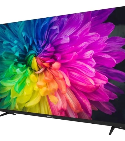 Телевизор Soundmax 55" SM-QLED55T21SU черный QLED UHD 60Hz Android TV