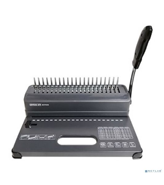 Переплетчик Office Kit B2112N A4/перф.12л.сшив/макс.450л./пластик.пруж. (4.5-51мм)