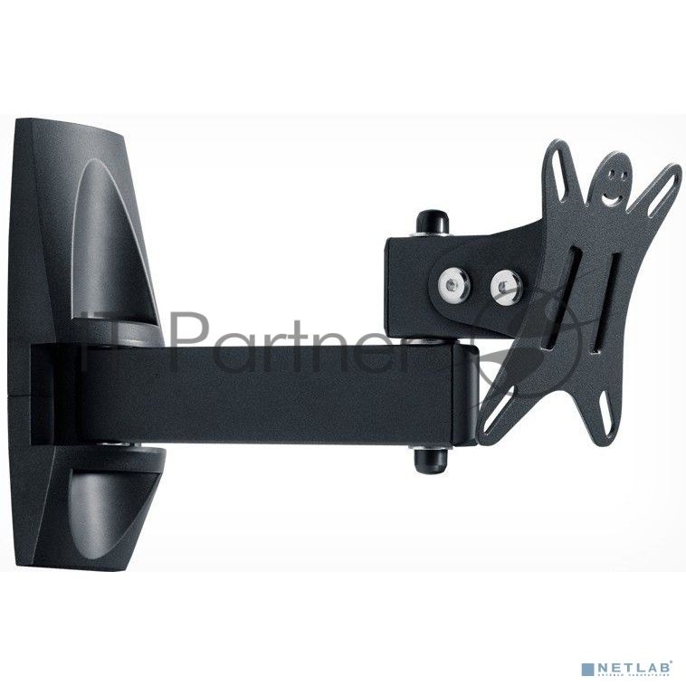 Кронштейн для телевизора Holder LCDS-5004 металлик, 10"-26" макс. 25 кг, настенный, поворот и наклон