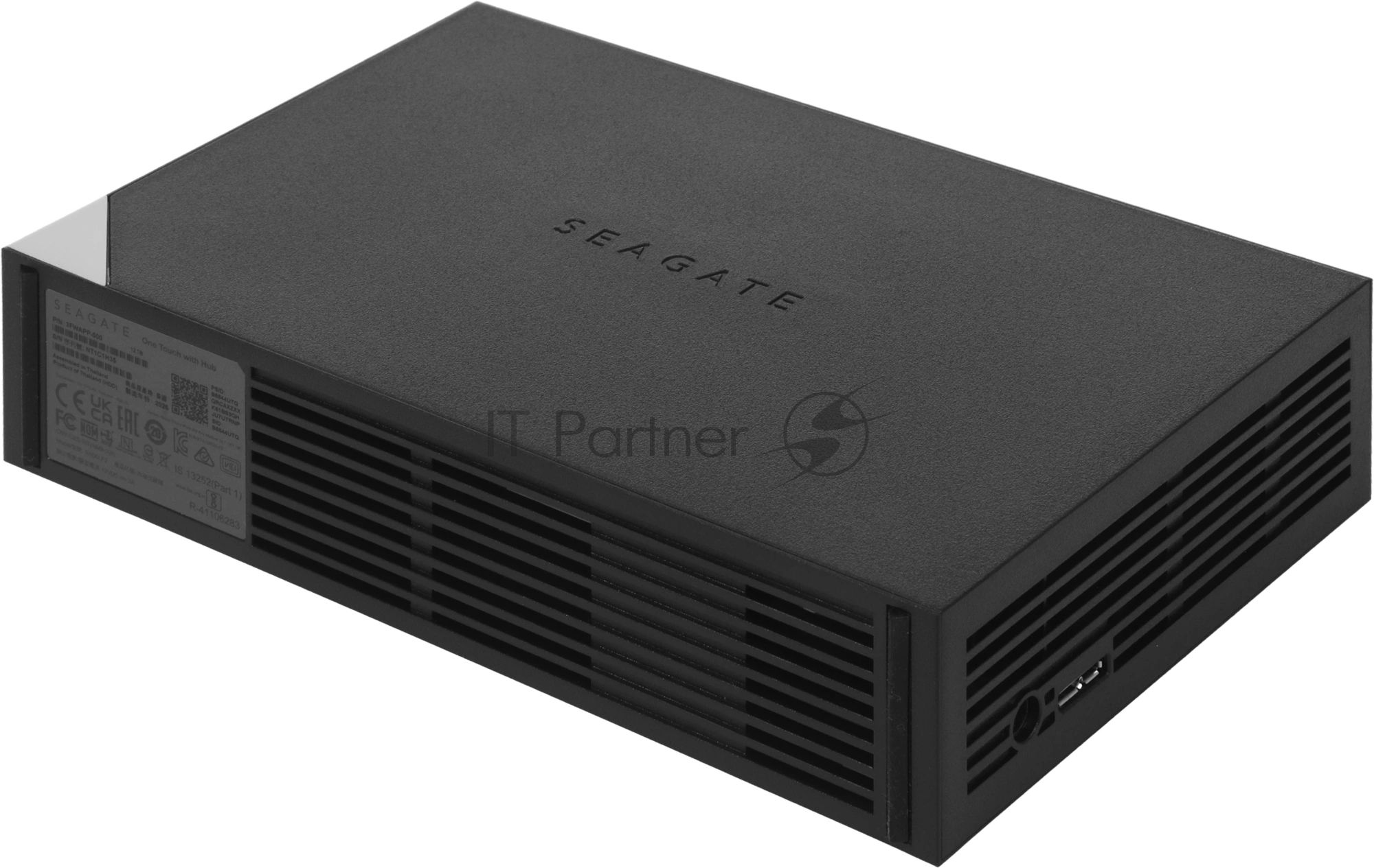 Внешний HDD 3.5" Seagate One Touch STLC12000402, 12TB, USB 3.2 Gen 1 Type-A, 5400 rpm, черный