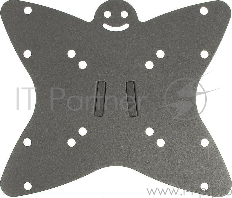 Кронштейн для телевизора Holder LCDS-5049 металлик, 19"-32" макс. 30 кг, настенный, фиксированный