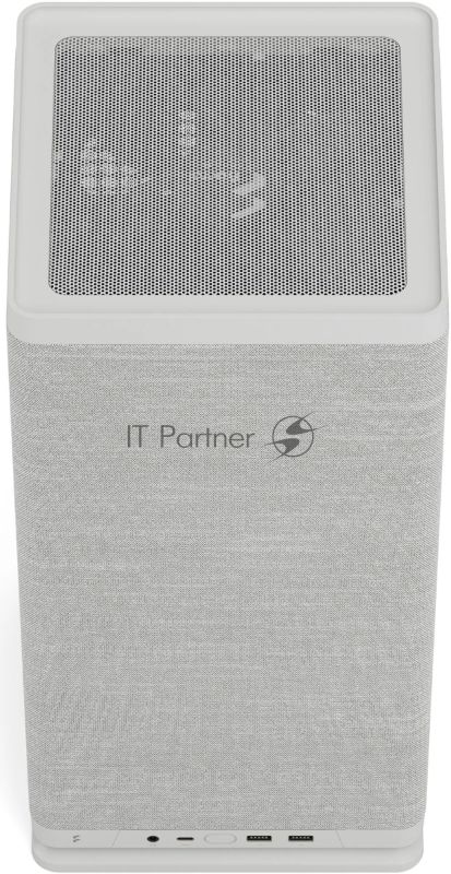 Компьютерный корпус без блока питания Fractal Design Mood, Mini-Tower, 1x180mm, 2xUSB-A 3.0 + 1xUSB 3.2 Type-C, SFX PSU Support, mITX Light Gray