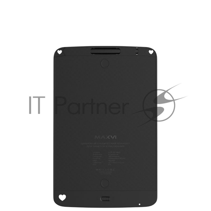 Графический планшет LCD для заметок и рисования Maxvi MGT-01С черный