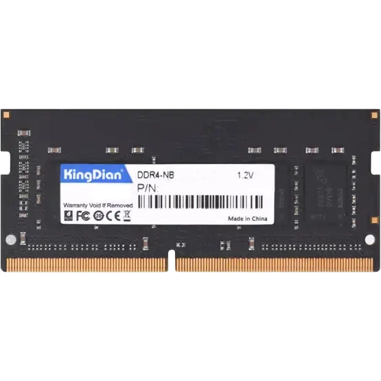 Оперативная память KingDian, DDR4, 8GB (1x8GB), 3200 MHz, CL22, без радиатора, SO-DIMM