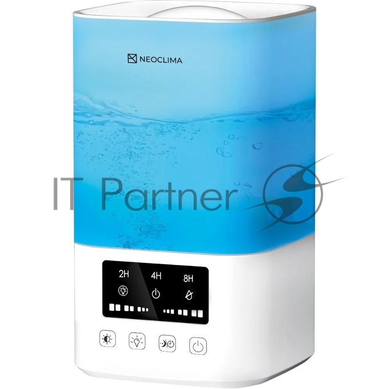 Увлажнитель воздуха Neoclima Vision LED 2.5L белый, 25 м², 2.5 л