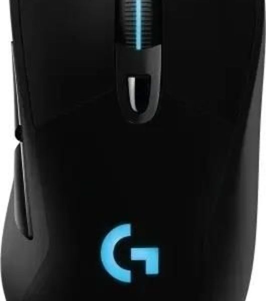 Мышь игровая Logitech G703 Lightspeed черная, сенсор 100-25600dpi (Hero25K), беспроводная 2.4GHz + USB 1,8м, 5 программируемых кнопок + колесо прокрутки, RGB-подсветка, под правую руку