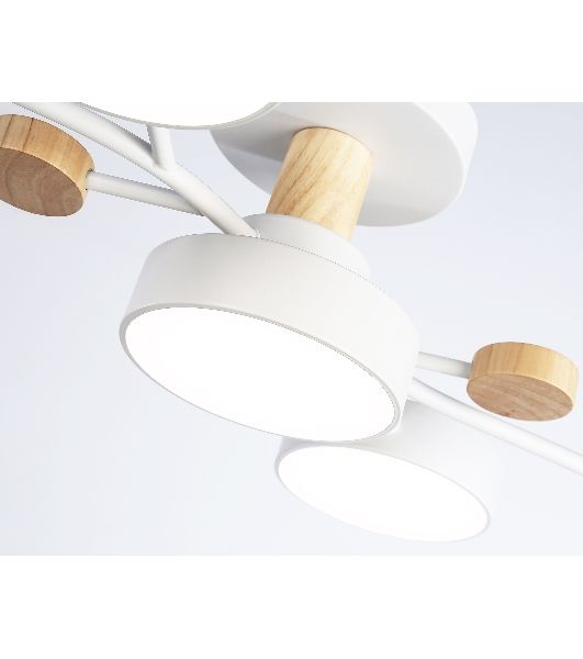 Светильник Ambrella light FL4834/5 WH белый 3000K-6400K 70W 830*400*160 (ПДУ ИК)