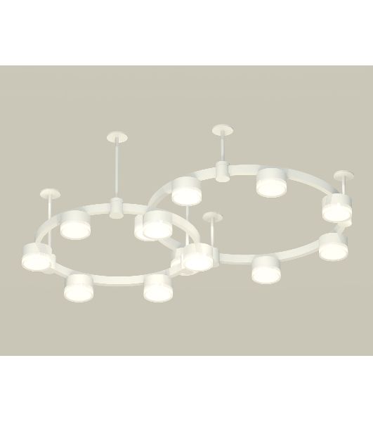 Светильник Ambrella light XR92211006/13 SWH/FR/CL белый песок/белый матовый/прозрачный GX53 (A9221, A9226, C9236, C9231,N8399)