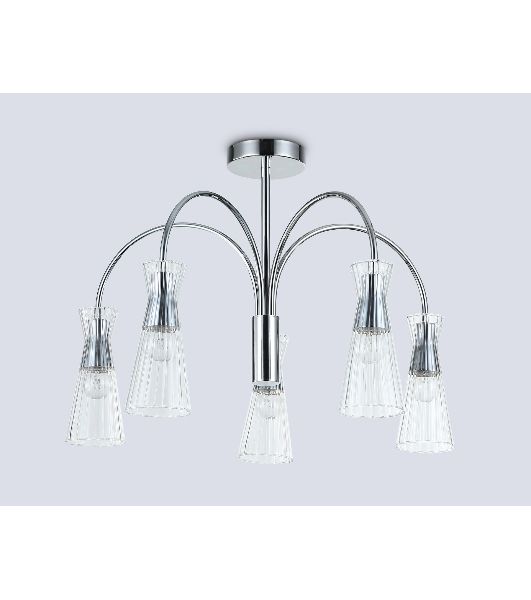 Люстра Ambrella light LH55651/5 СH/CL хром/прозрачный E14*5 max 40W D600*440