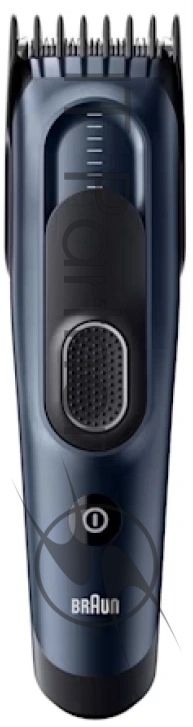 Машинка для стрижки Braun HC5550 черный (насадок в компл:2шт)