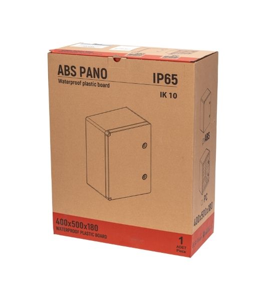Корпус пластиковый ЩМПп Rexant с монтажной панелью 700х500х250мм ABS УХЛ1 IP65