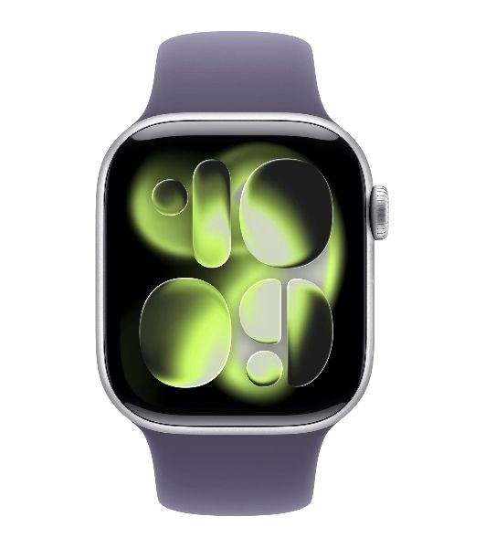 Умные часы Apple Apple Watch Series 11 GPS A3333 1.96" OLED, 4G (LTE), Wi-Fi, Bluetooth 5.3, NFC, IPX8, серебристый, фиолетовый