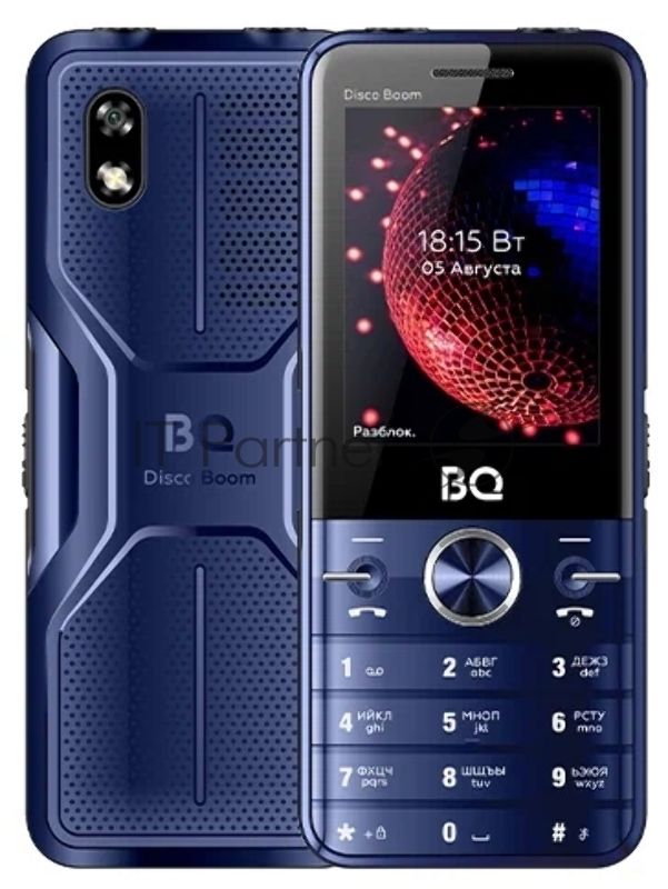 Мобильный телефон BQ 2842 Disco Boom синий/черный