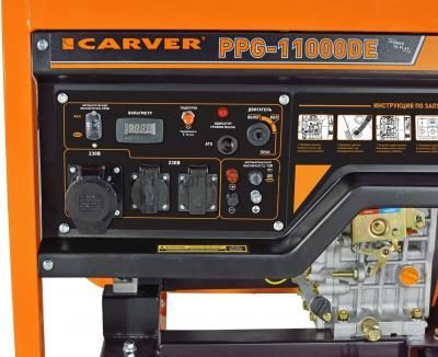 Генератор Carver PPG -11000DR 9.5кВт