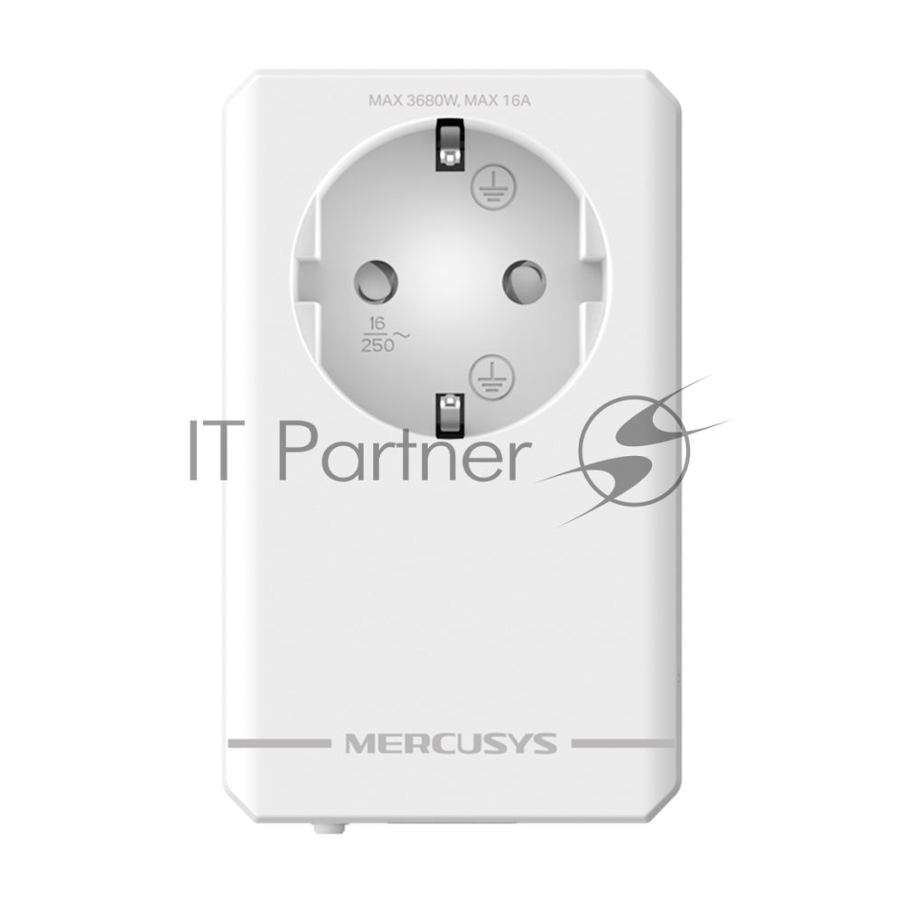 Комплект гигабитных адаптеров Powerline с розеткой Mercusys MP500P KIT