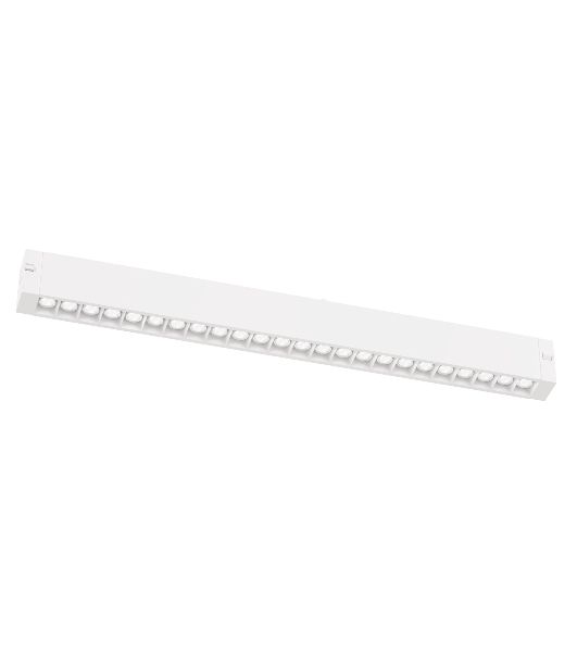 Трековый линейный светильник Ambrella light GL8080 WH белый IP20 18W 3000-6000K 220V 24° 410*25*41
