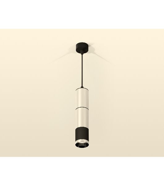 Светильник Ambrella Light XP6302001 PSL/SBK серебро полированное/черный песок MR16 GU5.3