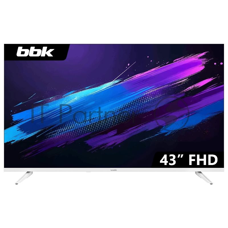 Телевизор BBK 43" 43LEM-1044/FTS2C белый FHD