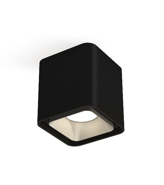 Светильник Ambrella Light XS7841003 SBK/SSL черный песок/серебро песок MR16 GU5.3 (C7841, N7703)