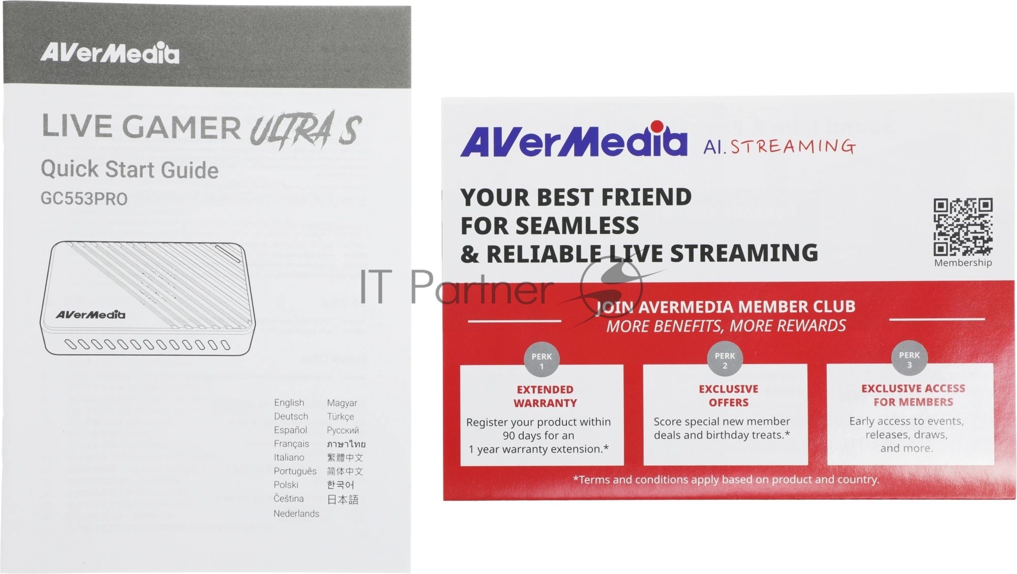 Карта видеозахвата Avermedia Live Gamer Ultra S GC553PRO внешний USB 3.0