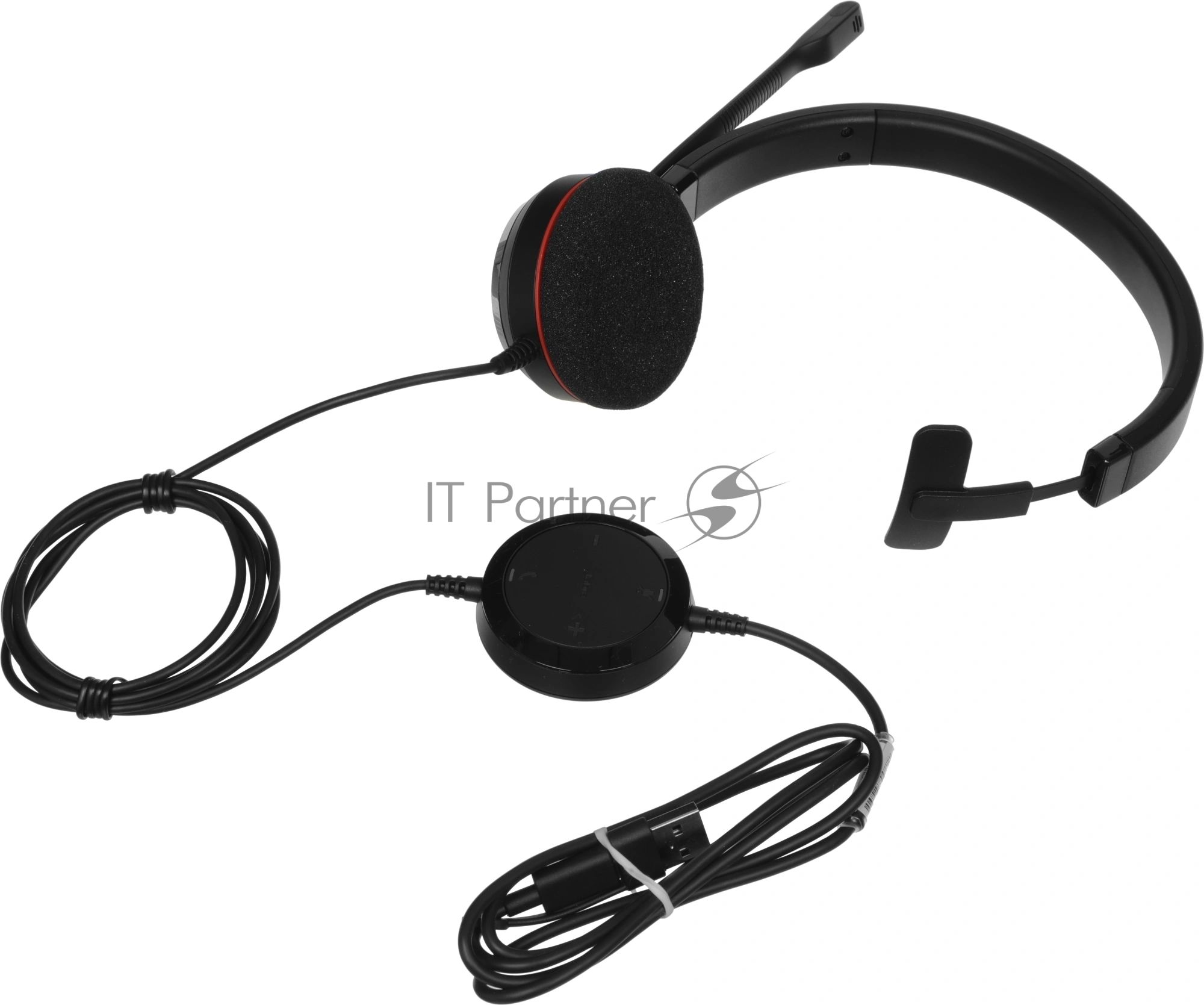 Гарнитура Jabra Evolve 20 MS Mono чёрный, проводная