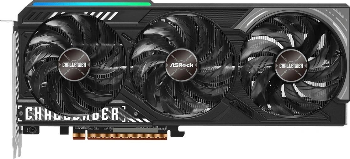 Видеокарта ASRock AMD Radeon RX 9070 Challenger, 16 GB GDDR6, 256 bit, 3xDisplayPort, HDMI, GPU 2070 MHz
