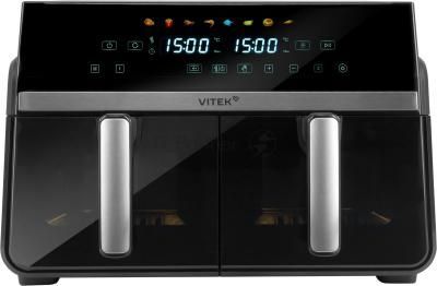 Аэрогриль Vitek VT-AF1001 черный, 2400 Вт, 10 л, сенсор, 8 программ