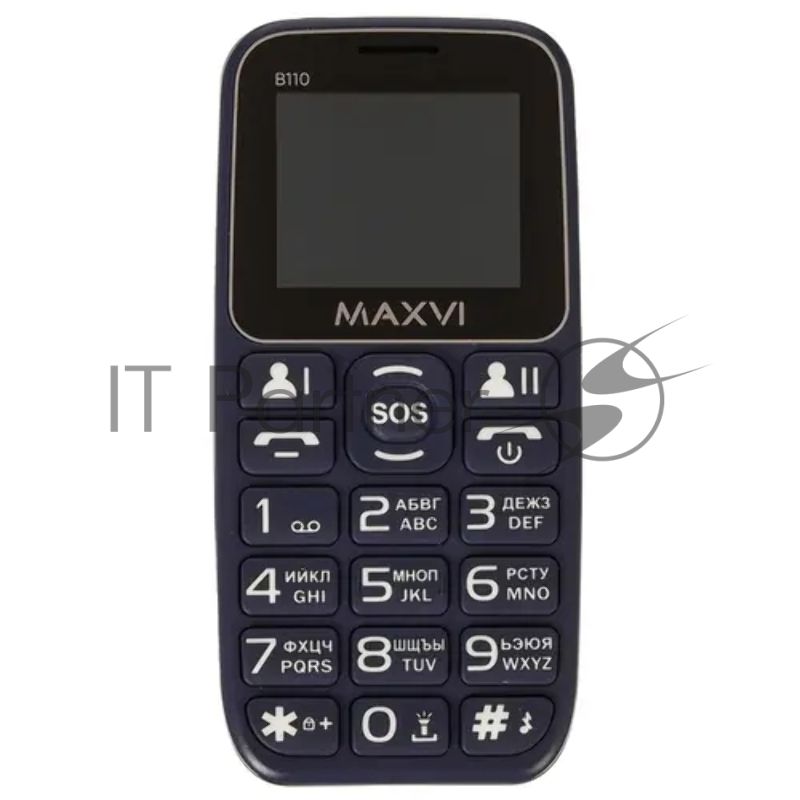 Мобильный телефон Maxvi B110 синий