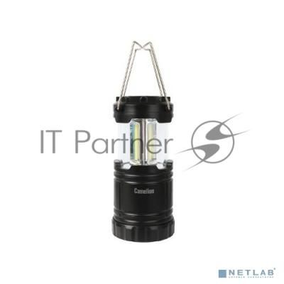Фонарь для кемпинга Camelion LED5632 3XR03, черный, 3X COB LED, пласт. кор.