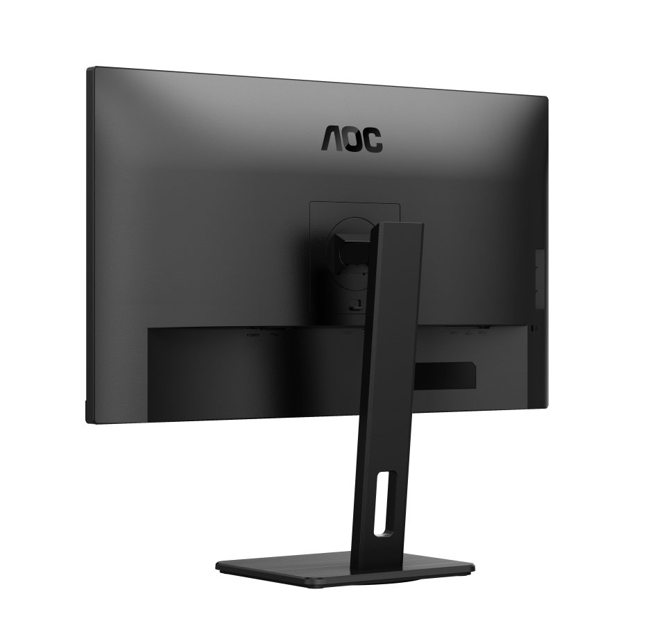 Монитор 27" AOC U27E3UF IPS 3840x2160, 60 Гц, 4 мс, 16:9, 350 кд/м², 2xHDMI 2.0, DP 1.4, 3.5 Jack, динамики (2x2 Вт), USB Hub (4x USB 3.2 Gen 1), HDR10, Adaptive-Sync, черный