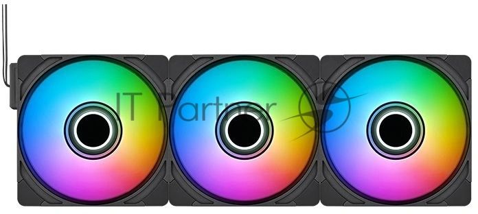 Вентилятор для корпуса Thermaltake CT140 EX Infinity ARGB 140х140x25 черный 4-pin 29.2дБ (упак.:3шт) (CL-F242-PL14SW-A) Ret