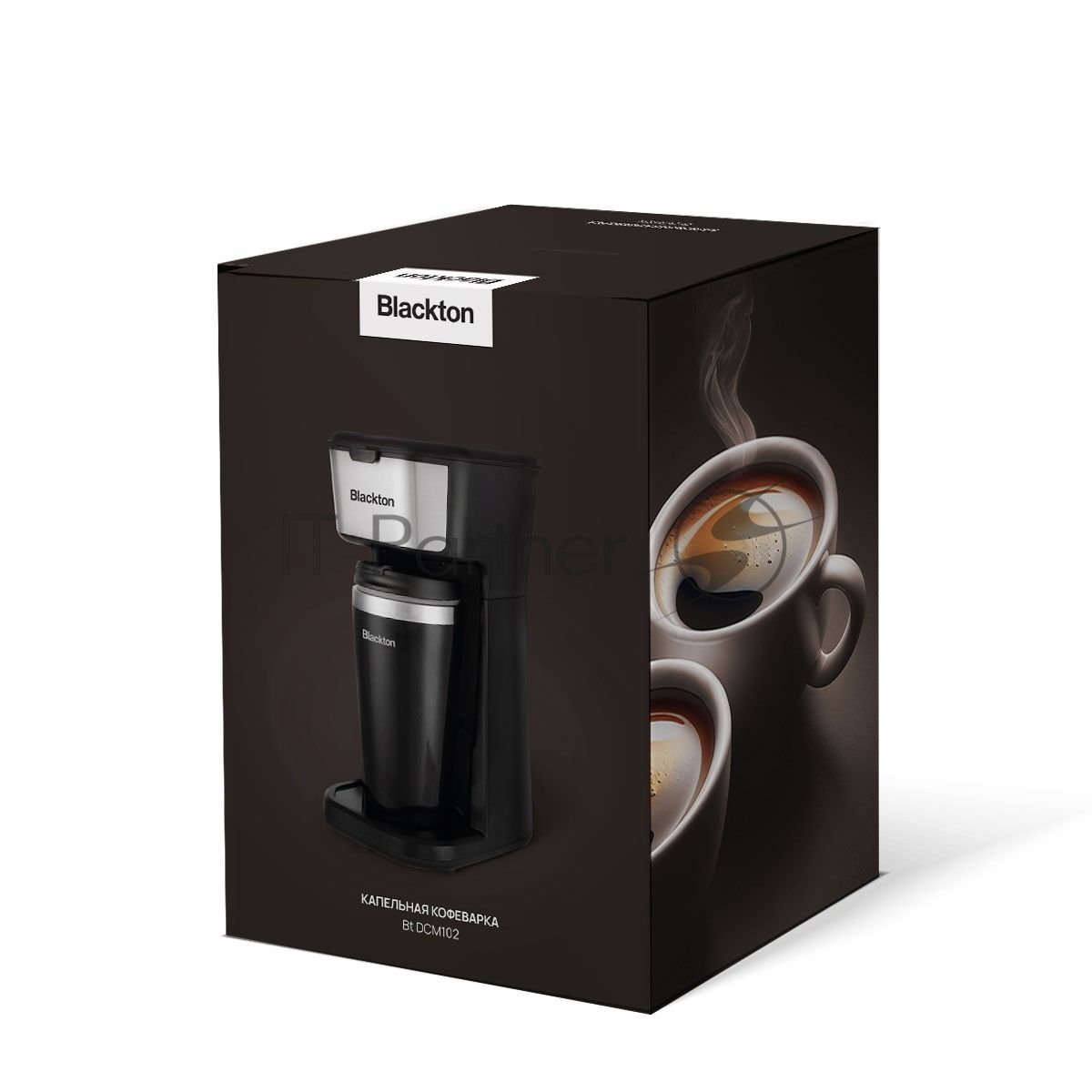 Кофеварка капельная Blackton Bt DCM102 Чёрный-Стальной