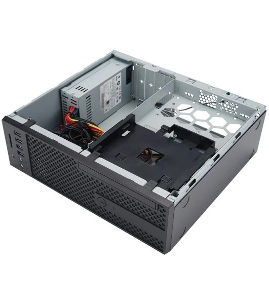 Компьютерный корпус Slim Desktop INWIN CJ708BL IP-S265AU7-2 80plus Bronze, U3*2+U2*2+A(HD)+TYPE 3.1C + FAN 80*15мм + intrusion switch INWIN Slim Case