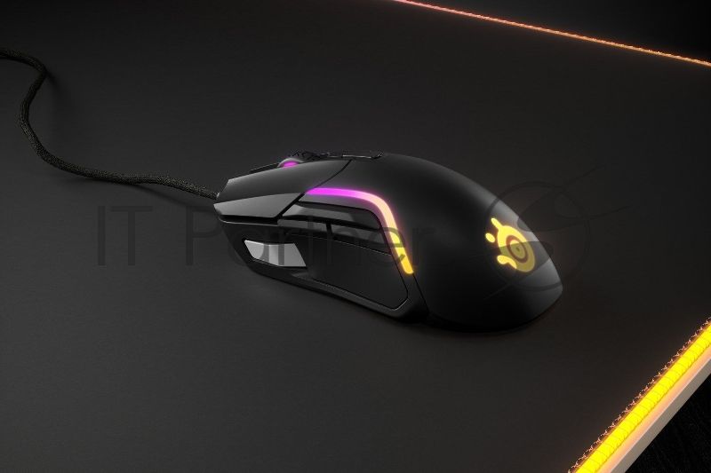 Мышь проводная SteelSeries Rival 5 черный, 18000 dpi, USB, кнопки - 9